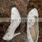 high quality pointed fashion high heel shoes laser pumps glitter wedding dress shoes women WS045