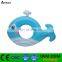 PVC inflatable cheap beautiful fish shaped swim tube for kids' summer water toys