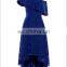 One Shoulder Women Organza Evening Cocktail Dress For formal dinner