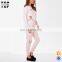 New alibaba china blush female tracksuits with distressed design latest design tracksuit