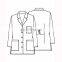 Apparels Sets for Doctor/hospital Lab Coat/hospital Uniform