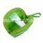 PU croco pattern round makeup bag mini cosmetic bag with zipper