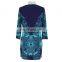 Stretch Print Polyester Old Women Tunic Dress Guangzhou ODM