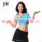 Girls cheap sexy ice silk exercise belly dance crop top wear costume S-3030#