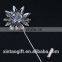 High quality boutonniere corsage men's suit fabric flower lapel pin