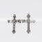 Factory Relgious Rosary Parts DIY Catholic Metal Hanging Crucifix Cross Pendant Rosary Cross