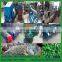 PE PP Waste Bag And Film Water Cooling Single Screws Plastic Recycling Machine To Make Plastic Pellets