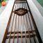 Foshan Manufactroy PVD gold hairline stainless steel room divider
