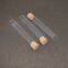 Test quartz glass tube OD 9mm, one-end closed clear quartz tube