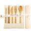 Eco Friendly Flatware Set Bamboo Utensils Cutlery Set for traveling