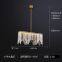 Luxury K9 crystal Chandelier Lamp Brass chandelier lighting for living room and dining room