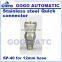 GOGO ATCPneumatic Air Compressor Hose 12mm Coupler Plug Socket Connector SUS SP-40 One touch quick fitting ss304 stainless steel