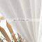 Plain Linen Fabric Ready Made White Sheer Bedroom Curtain
