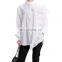 Elegant O Neck Long Sleeve Irregular Hem Ruffle Scarf Shirts For Women