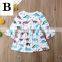 2019 Boutique STRAWBERRY GIRLS DRESS Plum Blossom Reindeer Long Sleeve Dress Girl Pure Cotton Dress 1-6YEARS