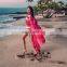 Oversize Chiffon Bikini Cover up Beach Cover-up for Women Pareo Beach Tunic Bathing suit Cover ups Summer Long Beach Dress