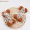 Strong resistance to bite durable chew plush dog toy bone