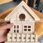 cheap rustic wood bird house Creative bird nest new house and brid breeding box decoration