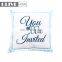 High Quality Modern Home Decor With White Lace Design OEM Eco-Friendly Printed Outdoor Cushion