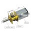 N20 10*12 3v gear box micro gear motor DC motor for door locks and 3D printers