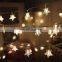 20 Star LED String Light Christmas Fairy Lights garland For Home Wedding Christmas Curtain Garden Decoration