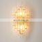 Golden Crystal Wall Lamp LED Living Room Decorative Wall Lamp