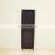 Black metal frame  full length floor free stand mirror