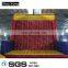 Outdoor Commercial Inflatable Games Climbing Sticky Wall With Suits