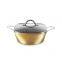 Forged Hammered Exterior Design Non stick Aluminum Casserole       Aluminium Cookware Manufacturer
