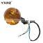 China manufacturer 12V amber lens warning Led indicators bajaj motorcycle turn signal light
