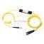 1*2 Fiber Optic Splitter ABS Box 1310/1550nm Customized Split Ratio SC/UPC 1x2 FBT PLC Fiber Splitter