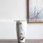 modern ceramic table vase maker,promotional jingdezhen glazed white porcelain ceramic decoration flower tall vase
