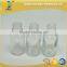clear glass essential oil bottles