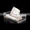 crystal plexiglass custom printed tissue box acrylic napkin box