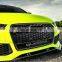 Car bumpers for Audi A7 C7 C7.5 C7PA 2016-2018 year facelift RS7 style with front bumper assembly and rear diffuser