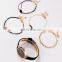 Ins New Simple Watch Set Quartz Watch Trend Pu Strap Women's Watch Bracelet Set