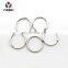 Good Quality Custom Color Stainless Steel Flat Split Key Ring Accessories For Handbag
