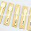 Biodegradable wooden tableware environmental protection disposable party tableware set