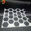 Exterior decorative security hexagonal perforated screen fence product