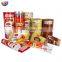 Custom printing food grade plastic cake toast bread loaf bread packaging bag with window