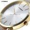 SINOBI Elegant Fashion Lady Watch Simple Dial Leather Band Japanese Quartz Movement S9691L
