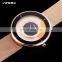 SINOBI Creative Man Watch Unique Design Model Stainless Steel Mesh Band Rotating Dial Quartz Watches Custom Logo Watches  S9703G