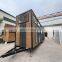 Durable Waterproof modern trailer container house on wheels prefab house mobile container garage