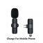 Portable Wireless Lapel Microphone Professional Podcast multimedia HD Rechargeable microphone for Iphone Android