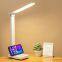 Led-Schreibtischlampe mit 3-farbiger stufenloser Dimmung, berührungssensitiv, faltbar, Tischlampe, Leselampe für die Nachtzeit, Augen schützend, Nachtlicht, DC5V-USB-ladbar