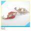 Special Design Rhinestone Brooch Bling Bling Clear Rhinestone Brooch 2.5x5.5cm