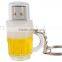 Acrylic usb pendriver beer cup usb flash drive 4gb