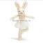 Cute Plush Standing Colorful Bunny with Skirt /Soft Lovely bunny 23cm Tall/Stuffed Customized Toy Rabbit with Bowknot