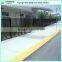 1200 standard high steel black powder coated flat top residential fence