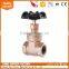 Gutentop-LB 4 inch brass stem prolong BSP thread fip gate valve for oil and gas pipeline